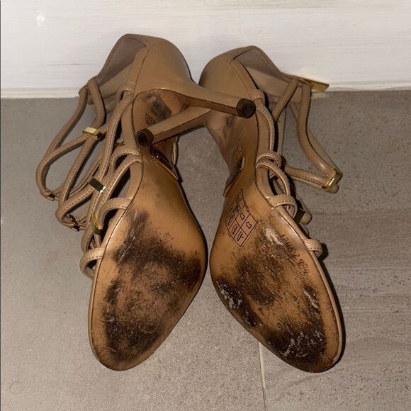 Michael Kors Nude Strappy Heels - Picture 4 of 4